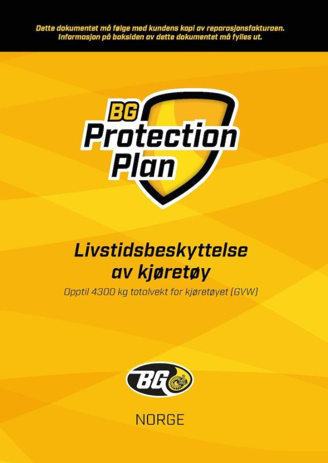 BG Protection Plan kontrakt