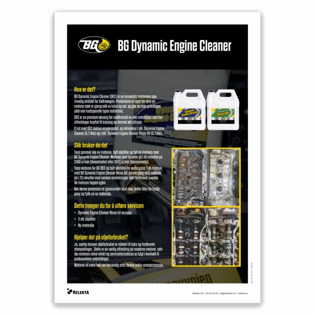 Dynamic Engine Cleaner plakat