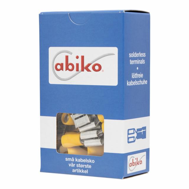 Abiko Flatstifthylse Isolert 9,5 Gul