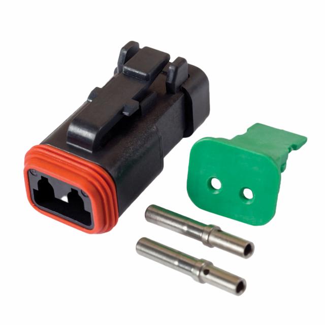 Deutsch kontakt hann 2-pin sett.