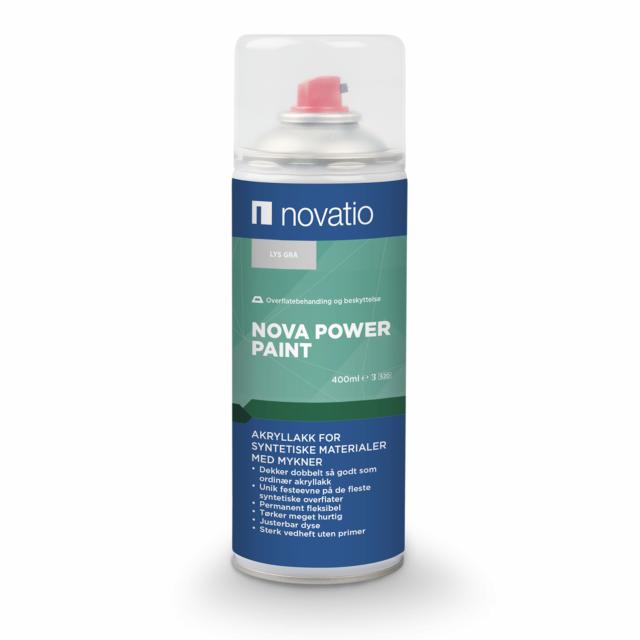 Nova Power Paint Lys Grå 400 ml