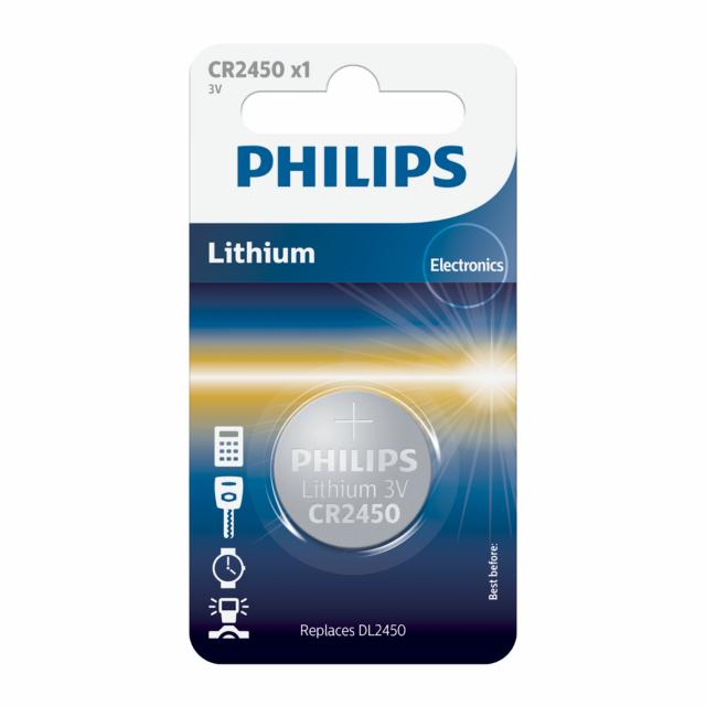 Philips knappcellebatterier