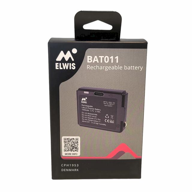 Elwis ekstra batteri for PRO H4-R